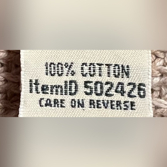 LL Bean COTTON Rib KNIT Sweater V NECK - Picture 5 of 8